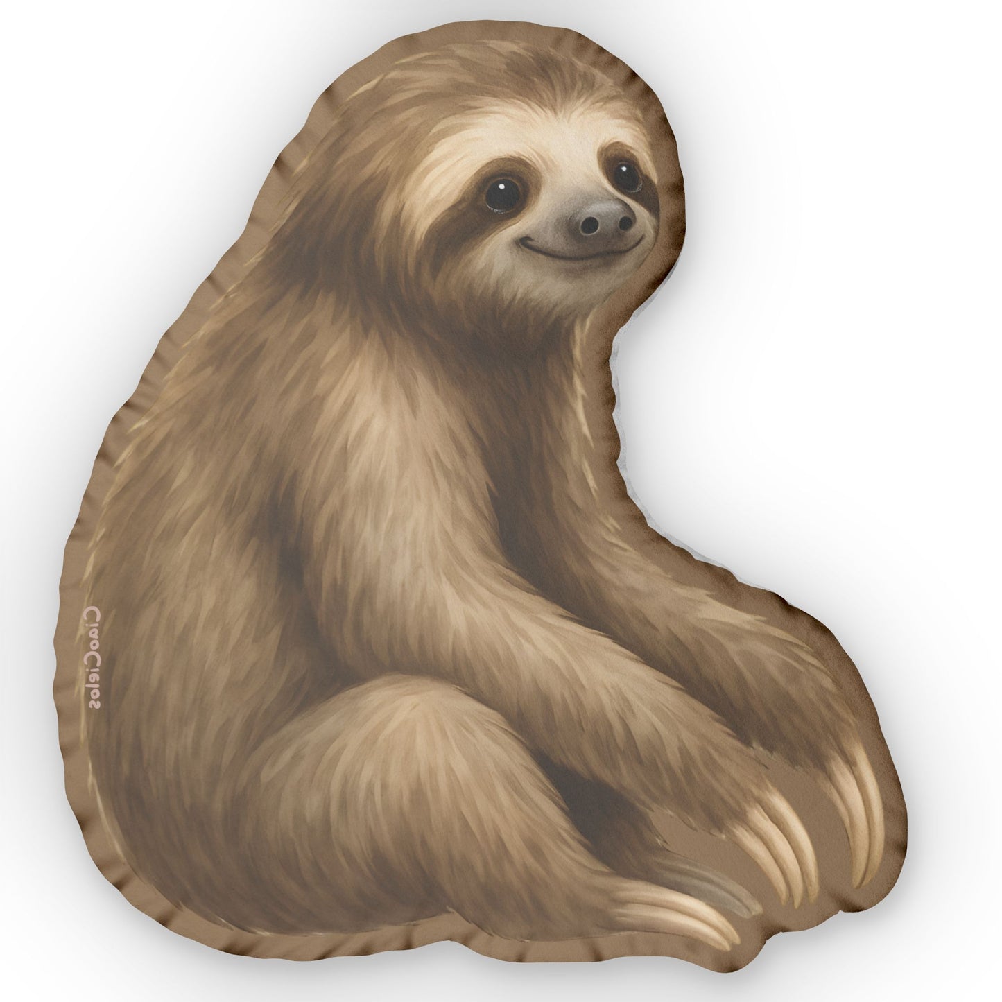 Paresseux/Sloth Shaped Lovey Pillow — Whimsical Animal Decor