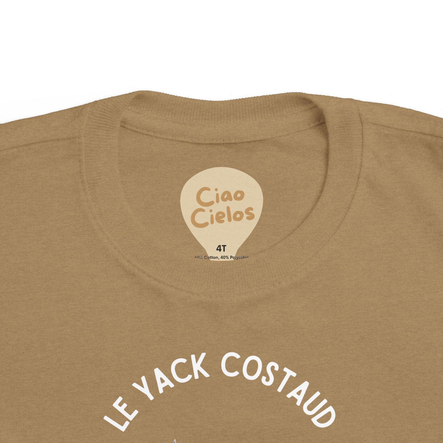 Yack/Yak Toddler Tee — 'Le Yack Costaud' French Kids Shirt