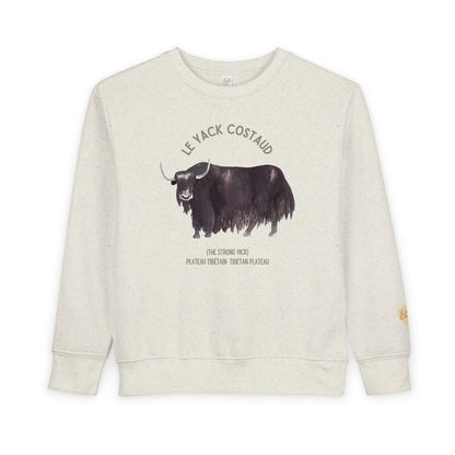 Yack/Yak Animal Graphic Crewneck - Toddler Sweatshirt