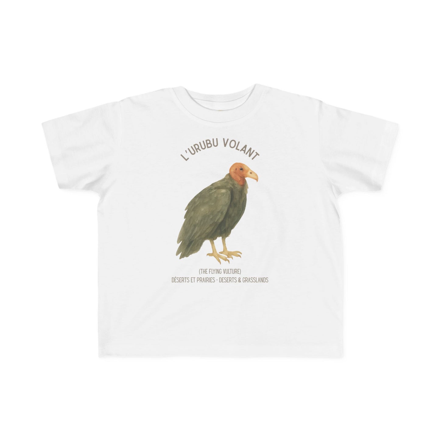 Urubu/Vulture Toddler Tee — 'L'Urubu Volant' French Kids Shirt