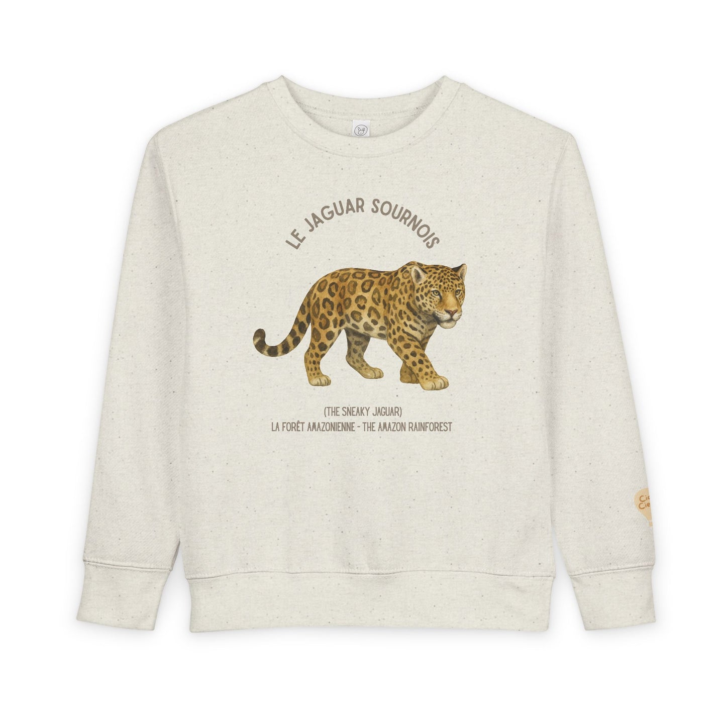 Jaguar/Jaguar Animal Graphic Crewneck - Toddler Sweatshirt