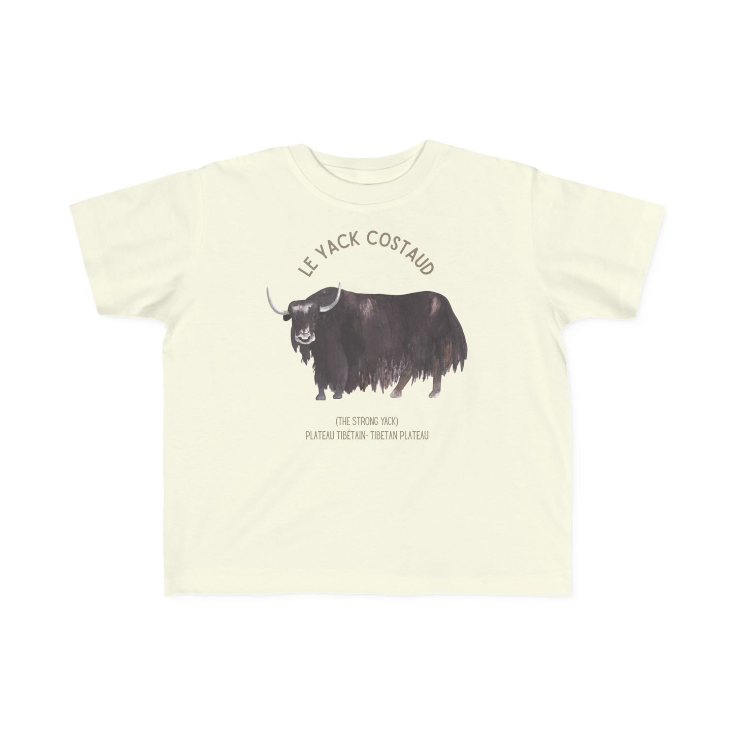 Yack/Yak Toddler Tee — 'Le Yack Costaud' French Kids Shirt