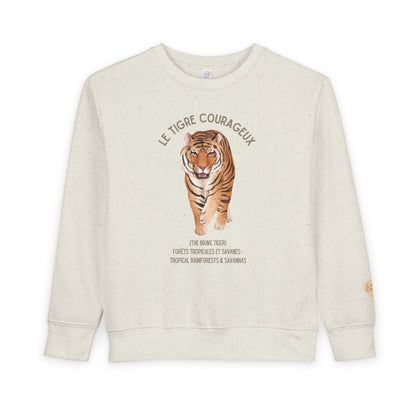 Tigre/Tiger Animal Graphic Crewneck - Toddler Sweatshirt