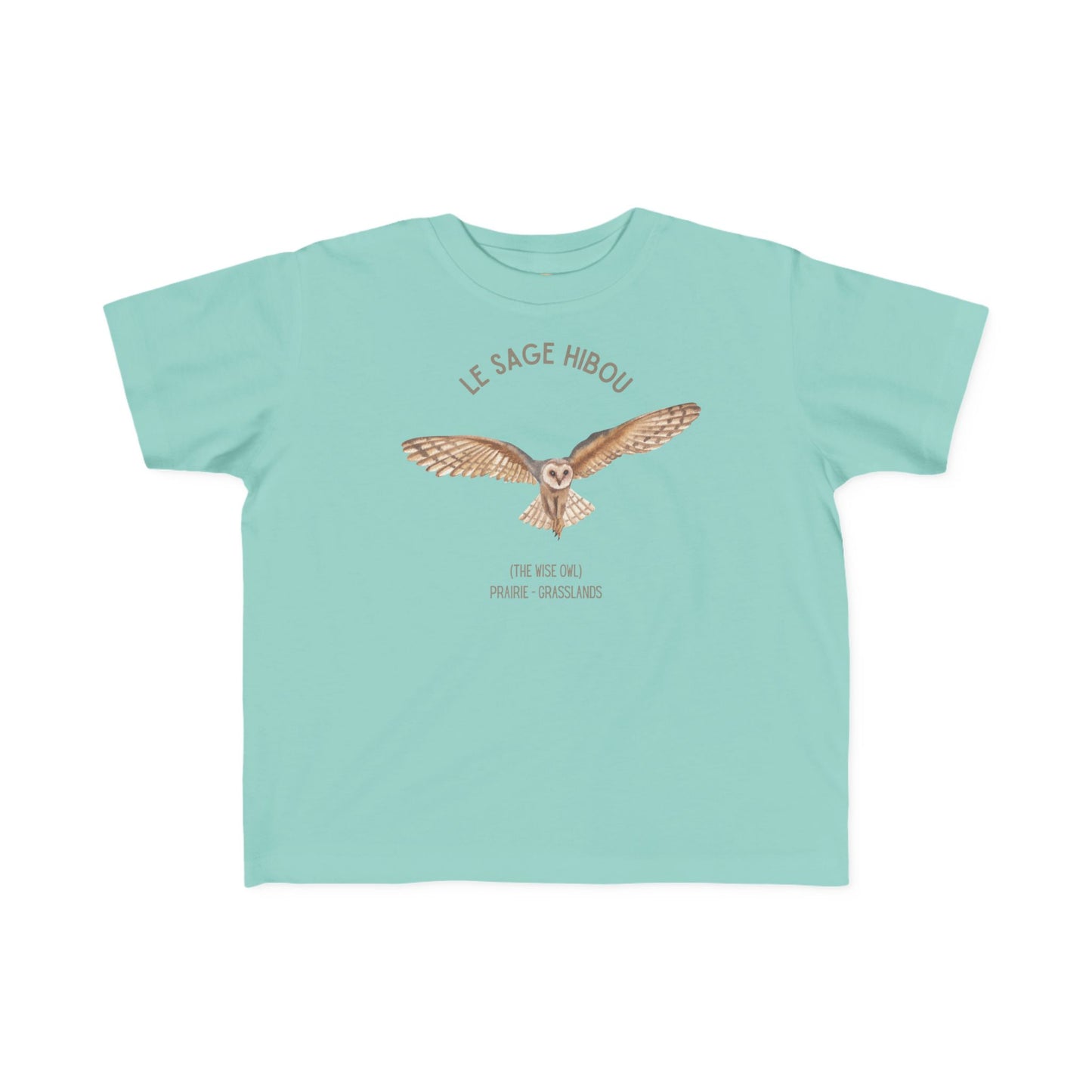 Hibou/Owl Toddler Tee — 'Le Sage Hibou' French Kids Tee