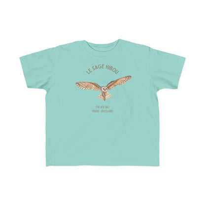 Hibou/Owl Toddler Tee — 'Le Sage Hibou' French Kids Tee