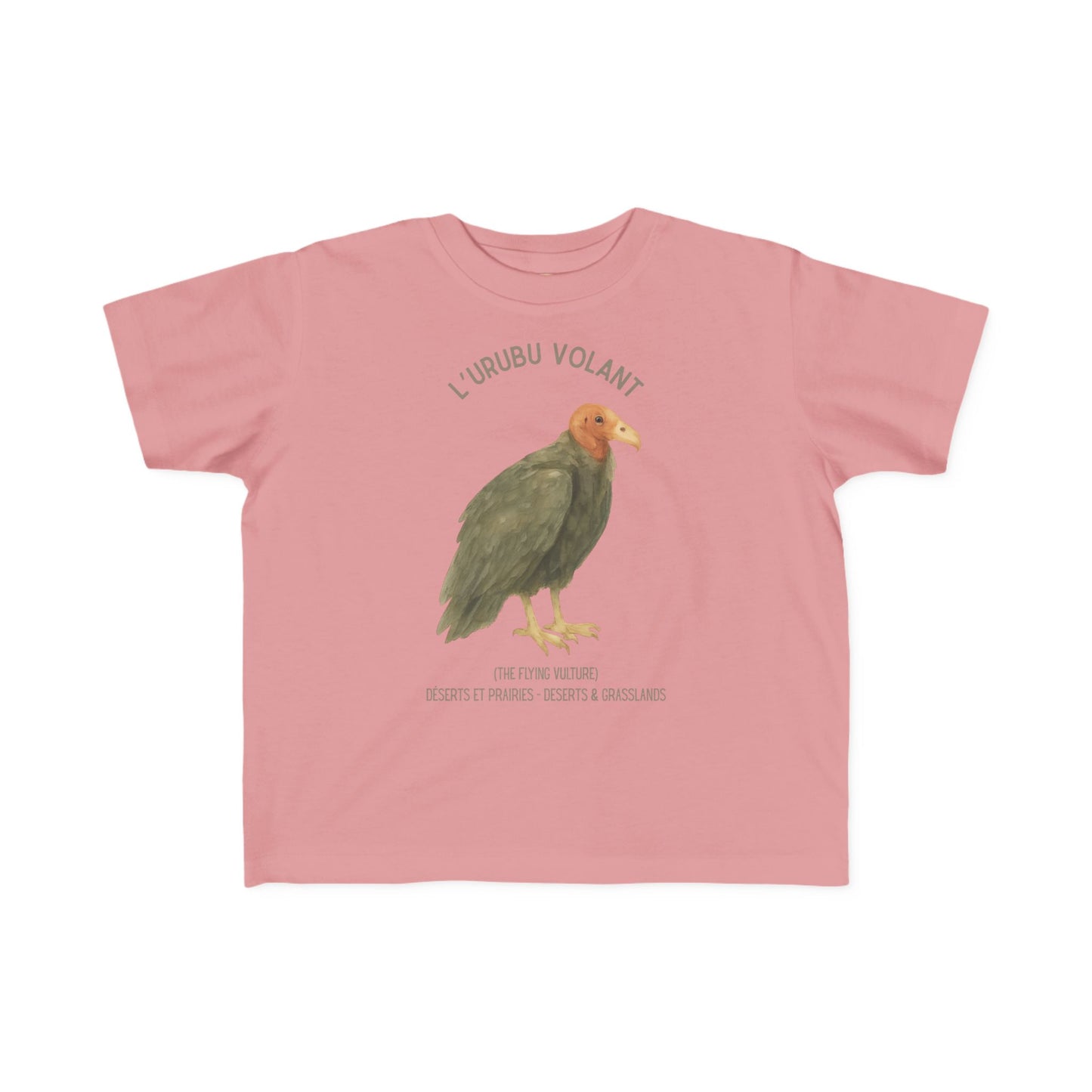 Urubu/Vulture Toddler Tee — 'L'Urubu Volant' French Kids Shirt