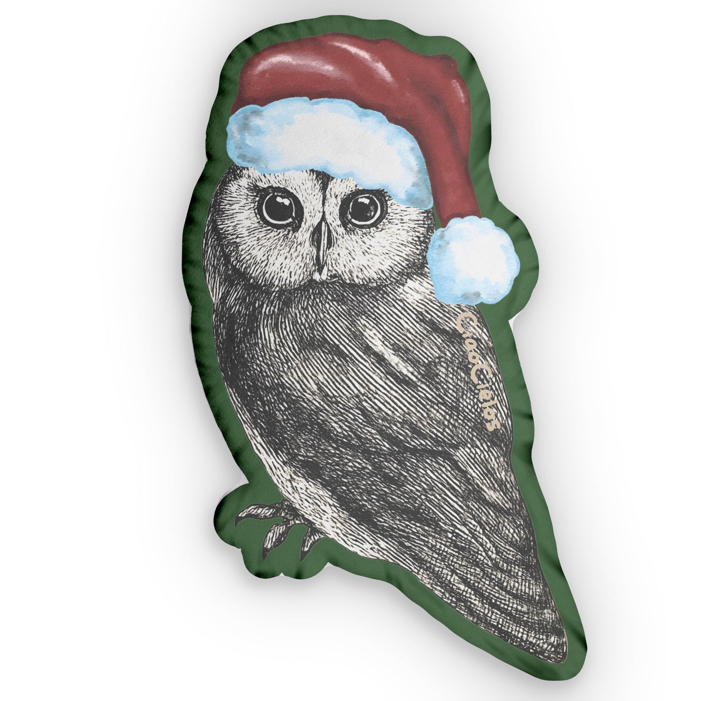Holiday Owl Pillow – “La chouette”