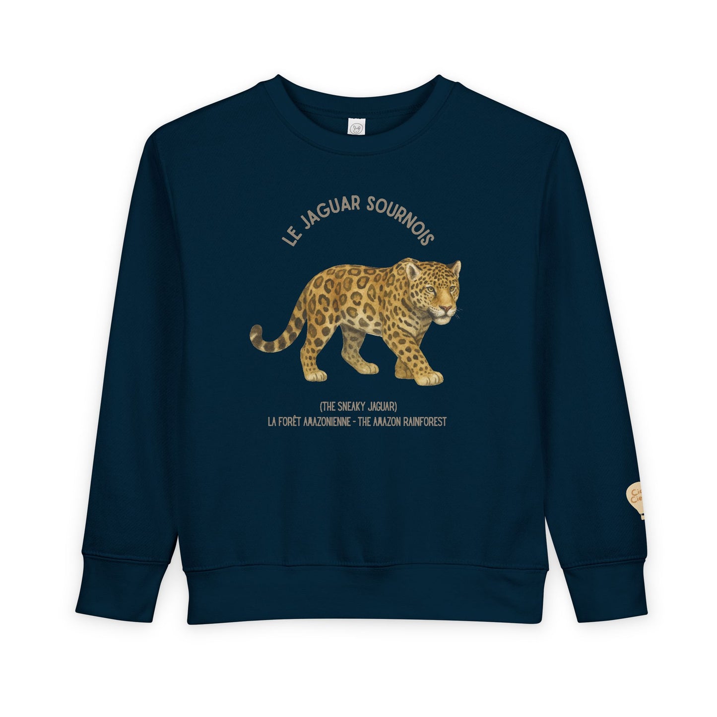 Jaguar/Jaguar Animal Graphic Crewneck - Toddler Sweatshirt