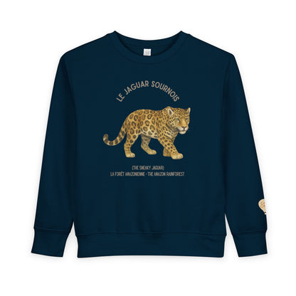 Jaguar/Jaguar Animal Graphic Crewneck - Toddler Sweatshirt