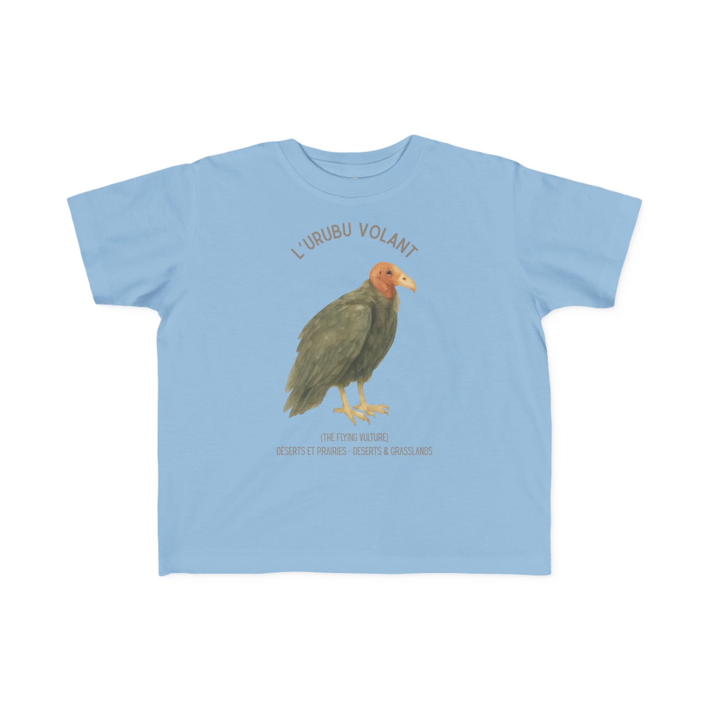 Urubu/Vulture Toddler Tee — 'L'Urubu Volant' French Kids Shirt