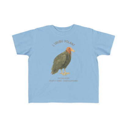 Urubu/Vulture Toddler Tee — 'L'Urubu Volant' French Kids Shirt