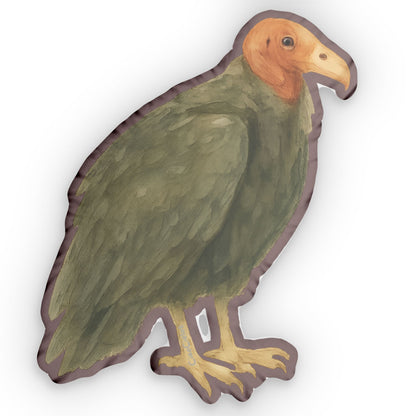 Urubu/Vulture Shaped Lovey Pillow  — Whimsical Animal Decor
