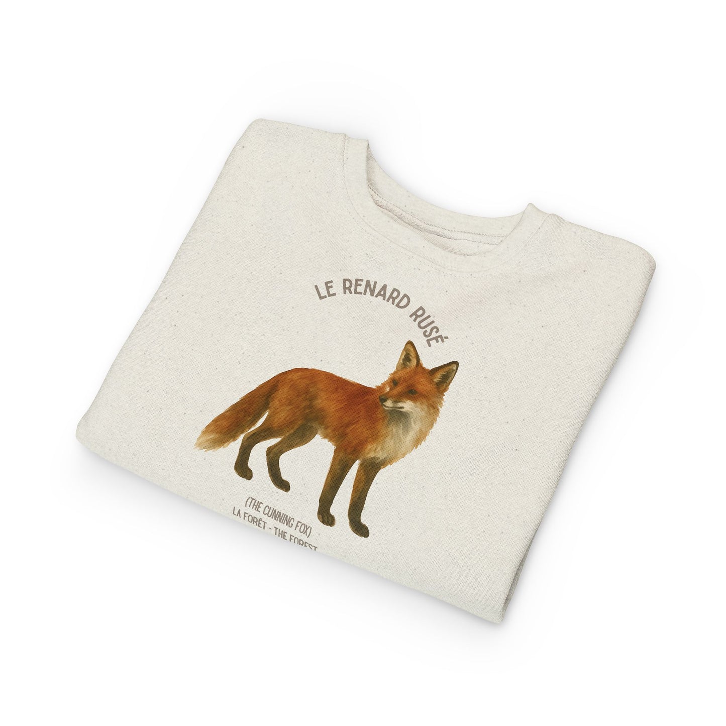 Renard/Fox Animal Graphic Crewneck - Toddler Sweatshirt