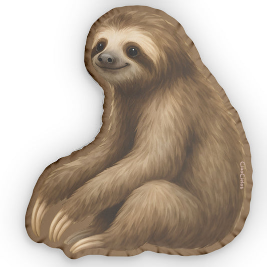 Paresseux/Sloth Shaped Lovey Pillow  — Whimsical Animal Decor