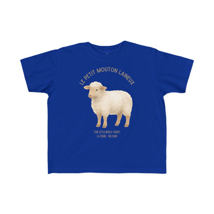 Mouton/Sheep Toddler Tee — 'Le Petit Mouton Laineux' French Kids Shirt