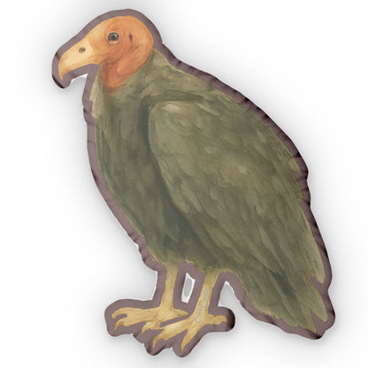 Urubu/Vulture Shaped Lovey Pillow  — Whimsical Animal Decor