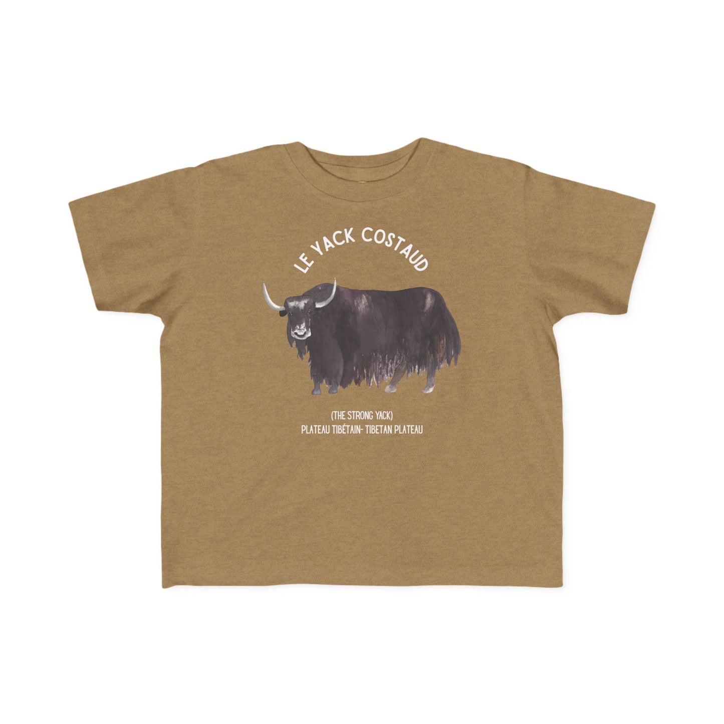 Yack/Yak Toddler Tee — 'Le Yack Costaud' French Kids Shirt