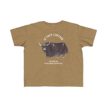 Yack/Yak Toddler Tee — 'Le Yack Costaud' French Kids Shirt