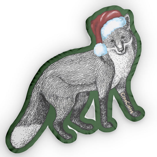 Holiday Fox Pillow – “Le renard”