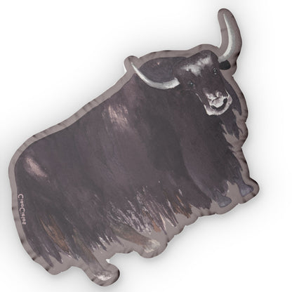 Yack/Yak Shaped Lovey Pillow  — Whimsical Animal Decor