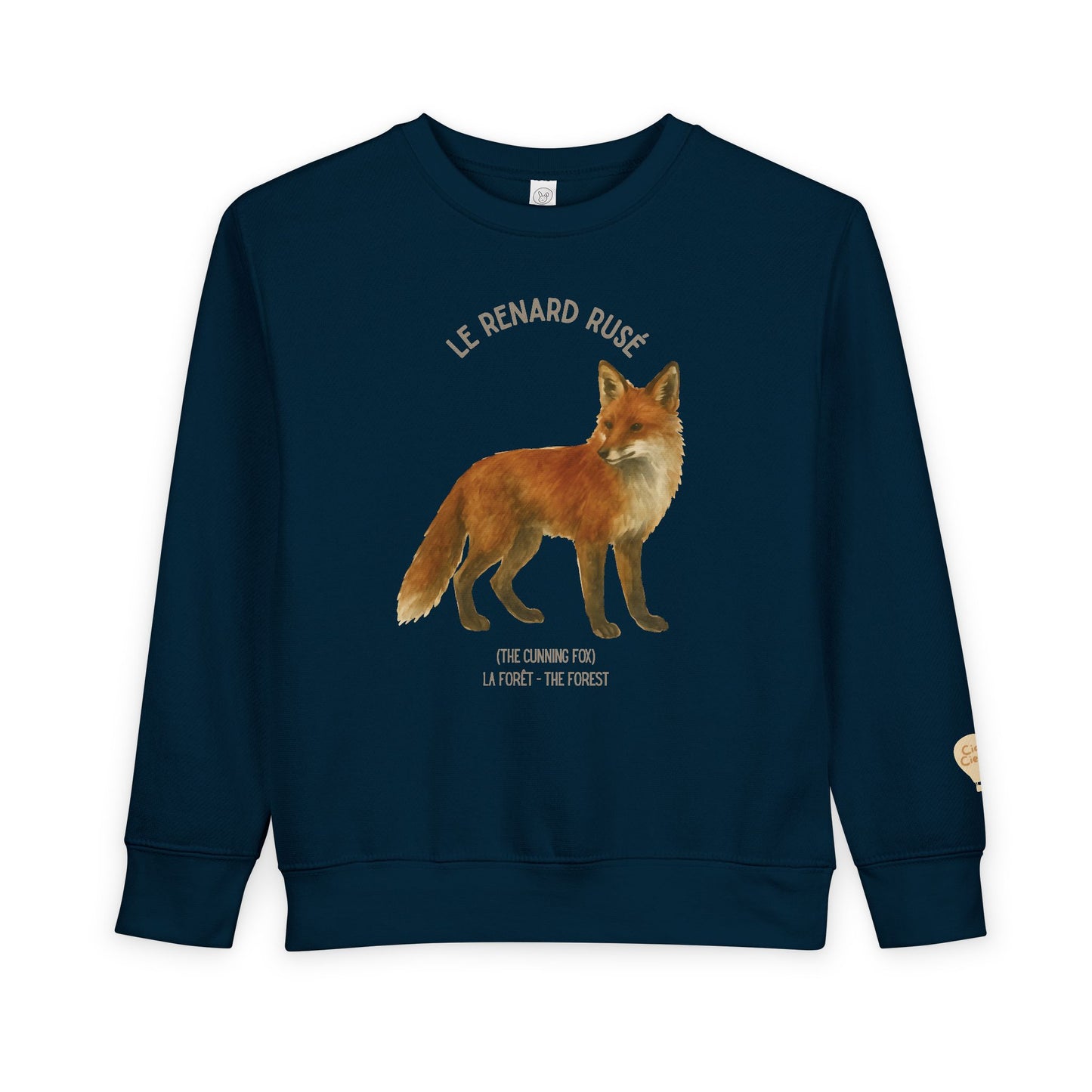 Renard/Fox Animal Graphic Crewneck - Toddler Sweatshirt