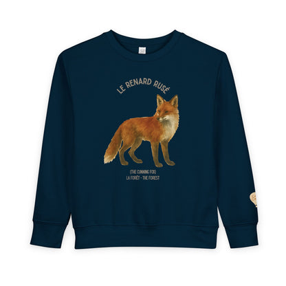 Renard/Fox Animal Graphic Crewneck - Toddler Sweatshirt