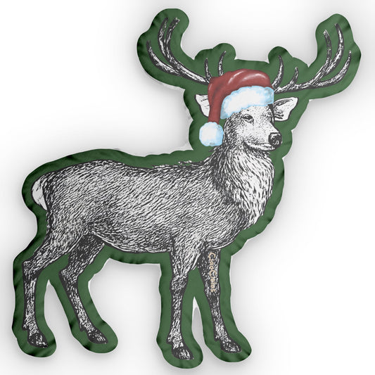 Holiday Reindeer Pillow – “Le renne”