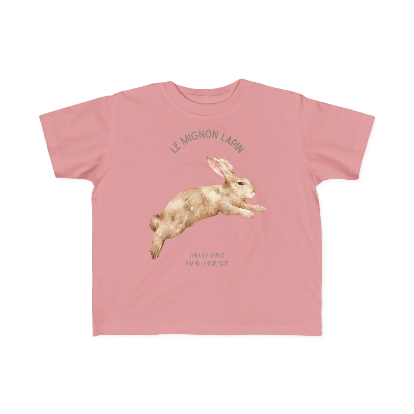 Lapin/Bunny Toddler Tee — 'Le Mignon Lapin' French Kids Shirt
