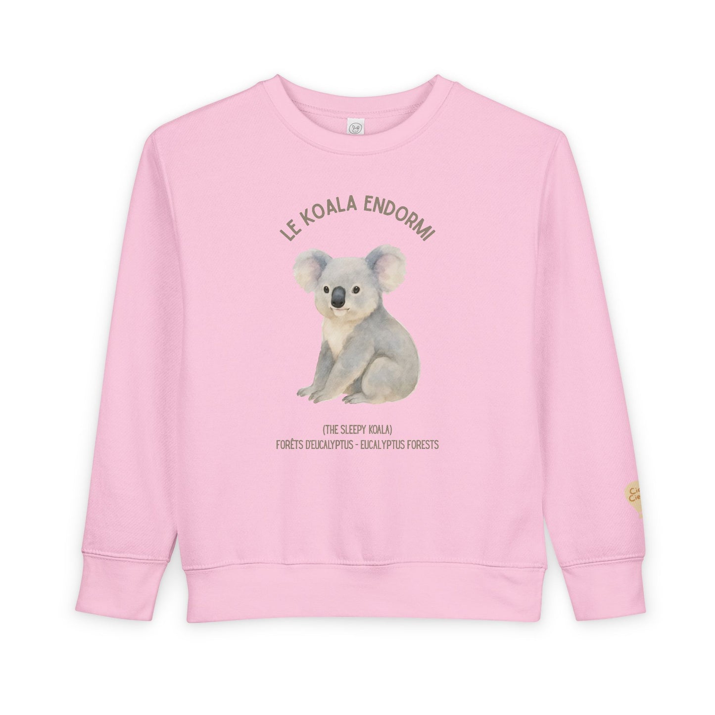 Koala/Koala Animal Graphic Crewneck - Toddler Sweatshirt