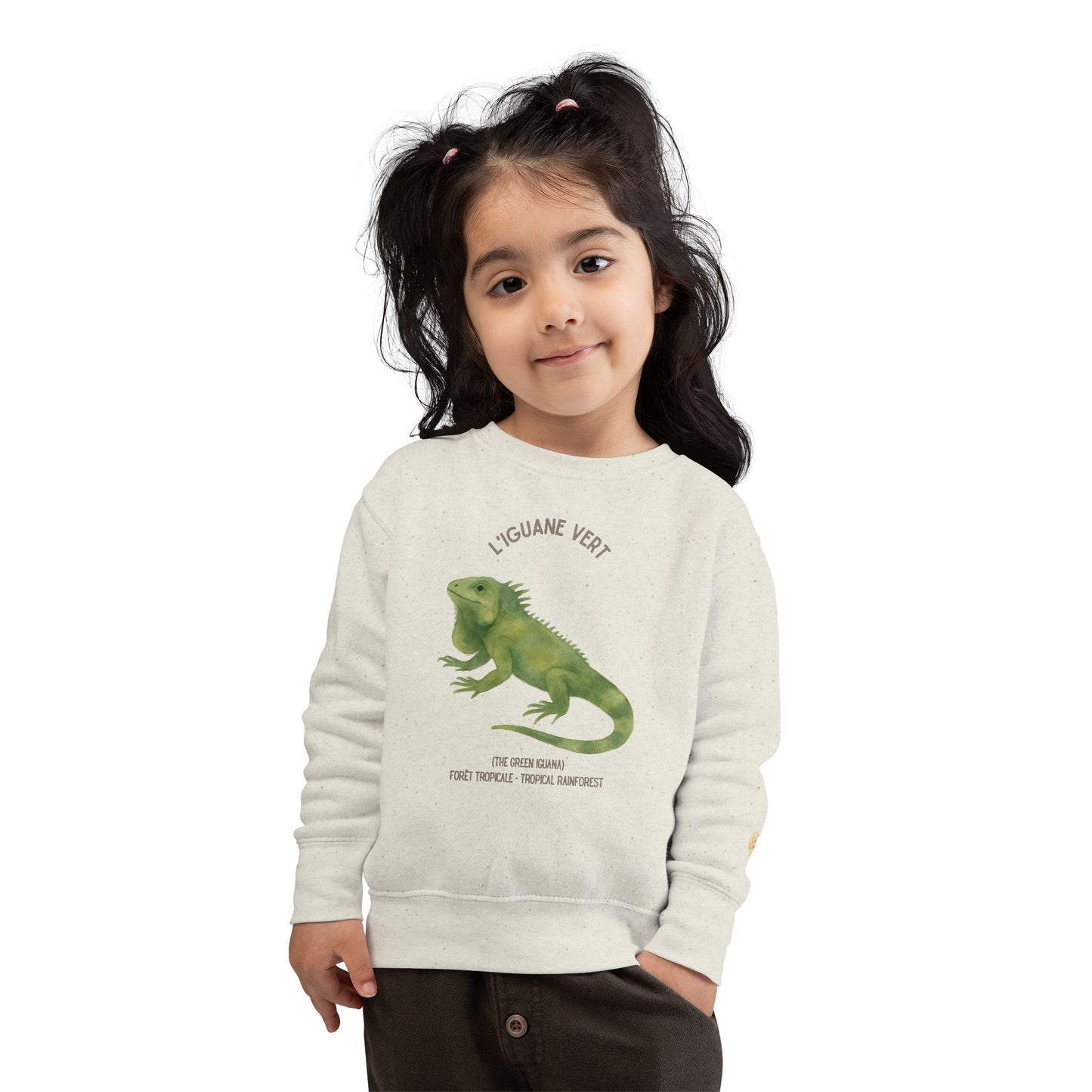 Iguane/Iguana Animal Graphic Crewneck - Toddler Sweatshirt