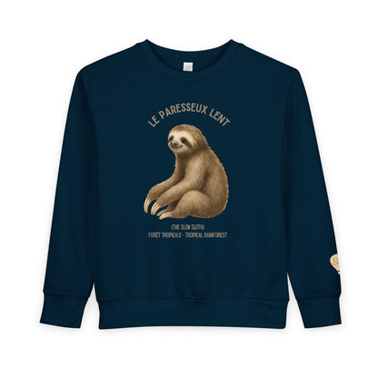 Paresseux/Sloth Animal Graphic Crewneck - Toddler Sweatshirt