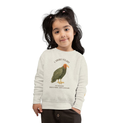 Urubu/Vulture Animal Graphic Crewneck - Toddler Sweatshirt
