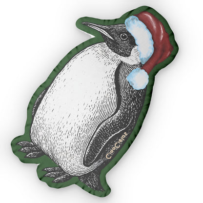 Holiday Penguin Pillow – “Le pingouin”