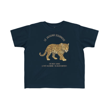 Jaguar Toddler Tee — 'Le Jaguar Sournois' French Kids Shirt