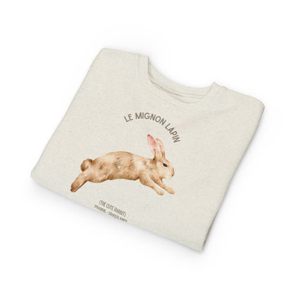 Lapin/Bunny Animal Graphic Crewneck - Toddler Sweatshirt