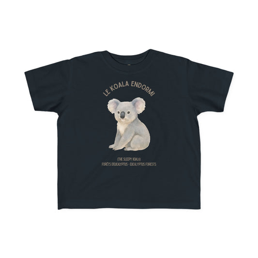 Koala Toddler Tee — 'Le Gentil Koala' French Kids Shirt