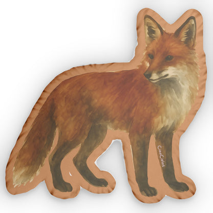 Renard/Fox Shaped Lovey Pillow  — Whimsical Animal Decor