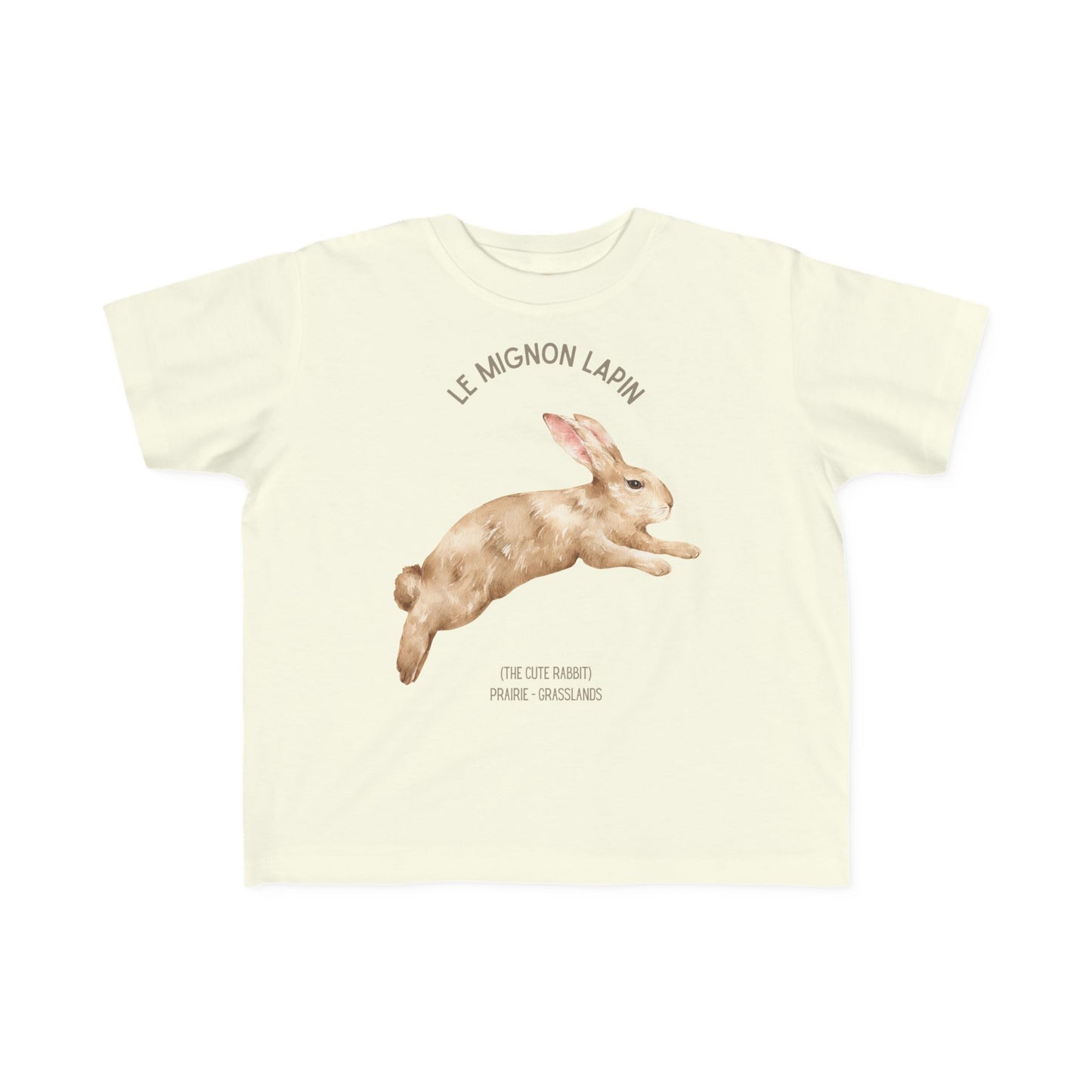Lapin/Bunny Toddler Tee — 'Le Mignon Lapin' French Kids Shirt