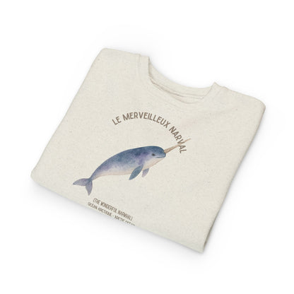 Narval/Narwhal Animal Graphic Crewneck - Toddler Sweatshirt
