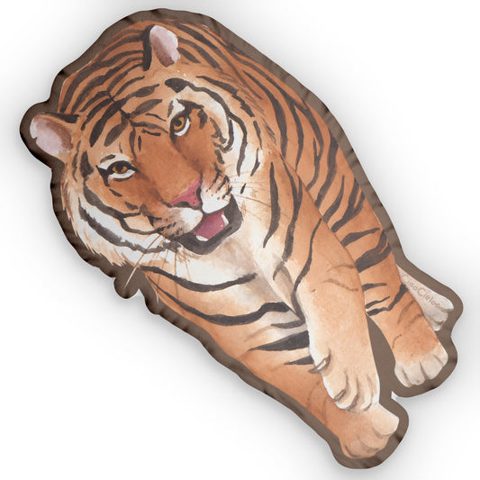 Tigre/Tiger Shaped Lovey Pillow  — Whimsical Animal Decor