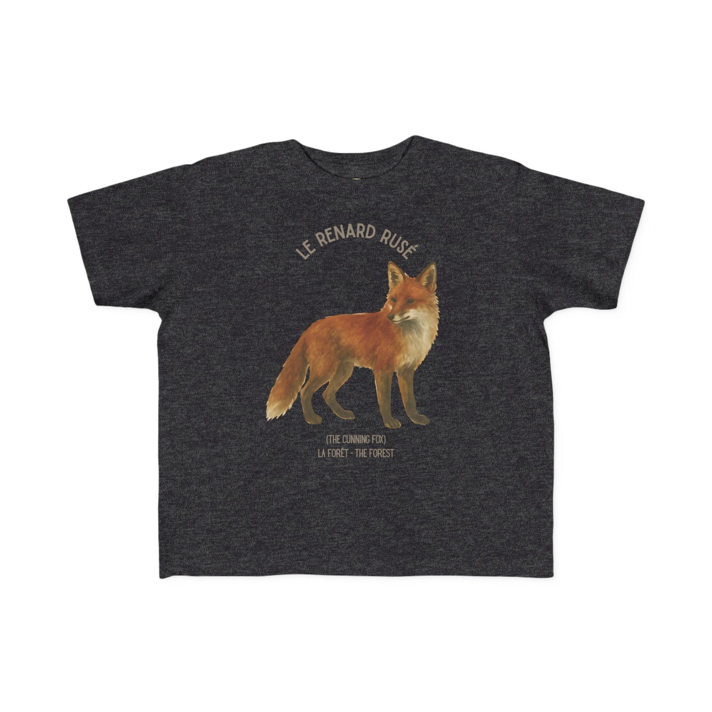 Renard/Fox Toddler Tee — 'Le Renard Rusé' French Kids Shirt