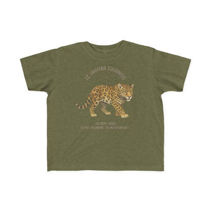 Jaguar Toddler Tee — 'Le Jaguar Sournois' French Kids Shirt