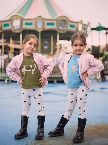 Flamant/Flamingo Toddler Tee — 'Le Joli Flamant Rose' French Kids Shirt