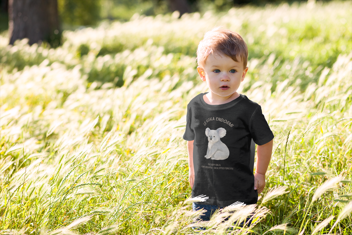 Koala Toddler Tee — 'Le Gentil Koala' French Kids Shirt
