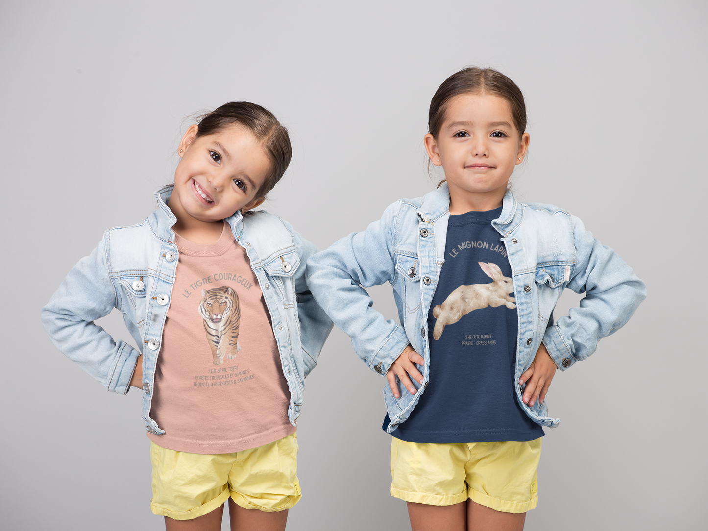 Lapin/Bunny Toddler Tee — 'Le Mignon Lapin' French Kids Shirt