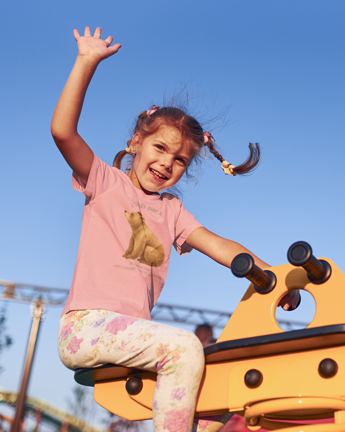 Ours/Bear Toddler Tee —  'L'Ours Amical' French Kids Shirt