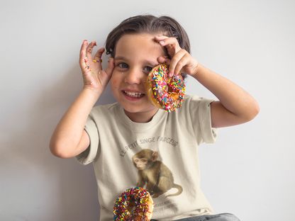 Singe/Monkey Toddler Tee — 'Le Petit Singe Farceur' French Kids Shirt