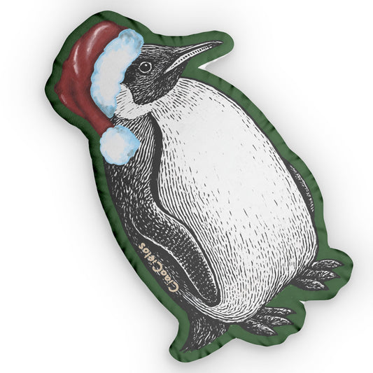 Holiday Penguin Pillow – “Le pingouin”