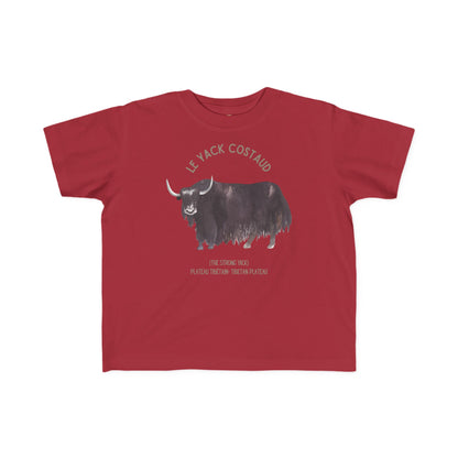 Yack/Yak Toddler Tee — 'Le Yack Costaud' French Kids Shirt
