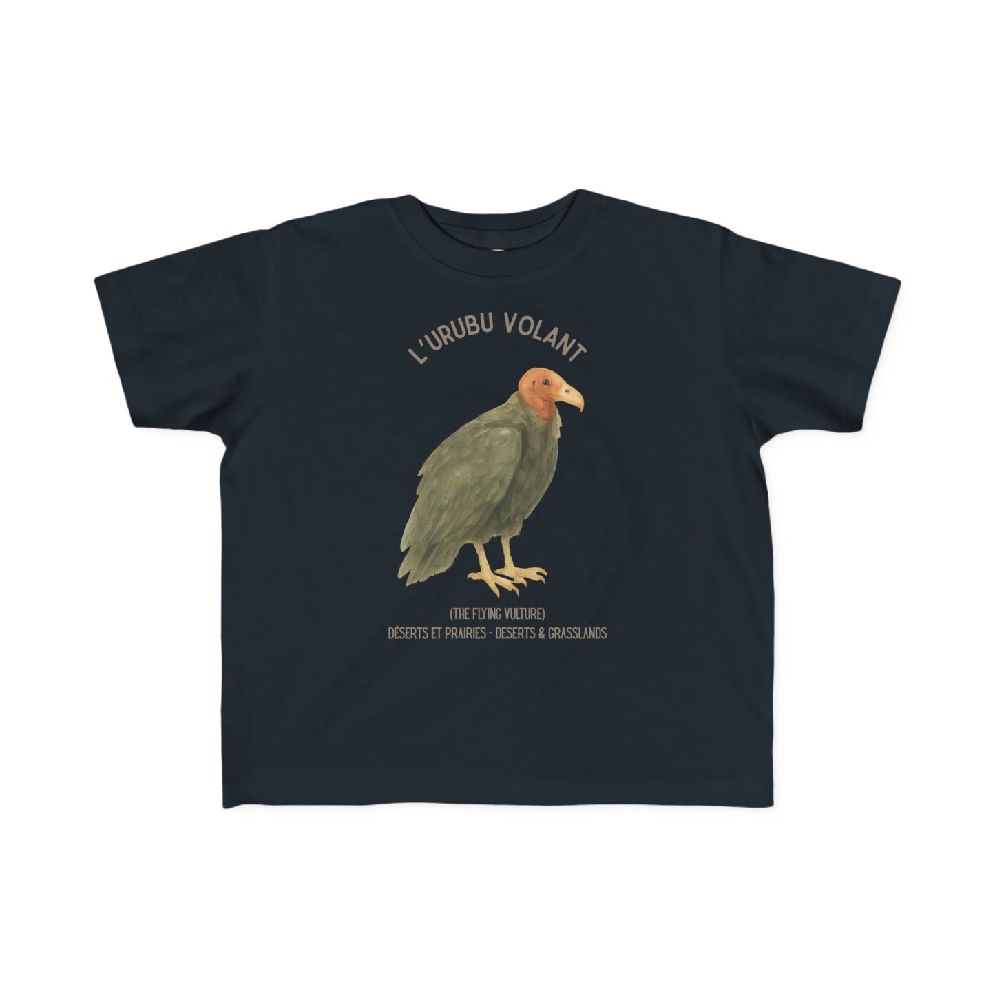 Urubu/Vulture Toddler Tee — 'L'Urubu Volant' French Kids Shirt